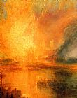 Joseph Mallord William Turner The Burning of The Houses of Parliament [detail 1]